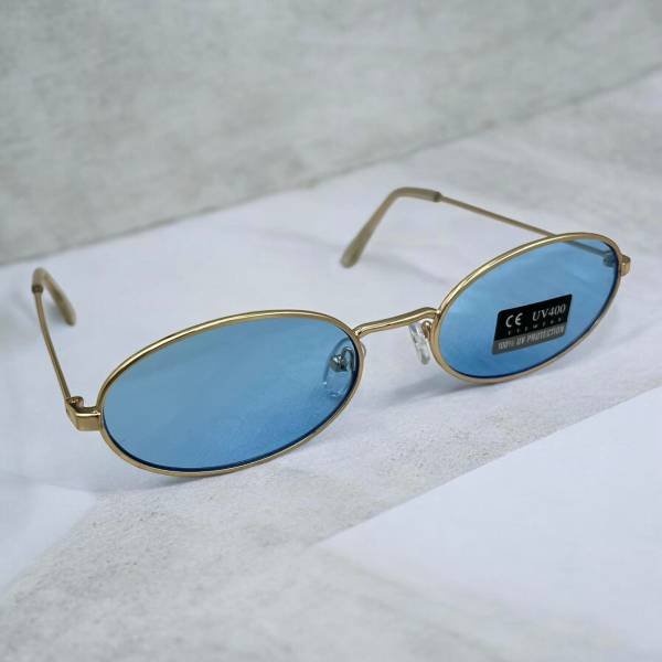 Unisex Γυαλιά Ηλίου Μεταλλικά Χρυσό/Γαλάζιο GLS8426