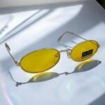 Unisex Γυαλιά Ηλίου Μεταλλικά Χρυσό/Κίτρινο GLS8426