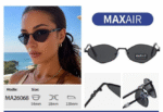 Unisex Γυαλιά Ηλίου MAXAIR Μαύρο Σκελετός με Μαύρο Φακό GL26068 - Image 2