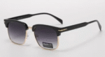 Unisex Γυαλιά Ηλίου Μαύρο με γκρι φακό με χρυσό MAXAIR GL22140 - Image 2