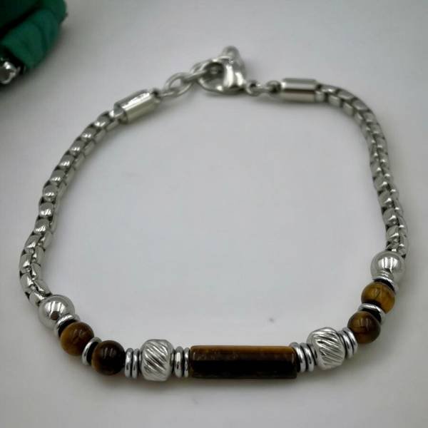 &Alpha;&nu;&delta;&rho;&iota;&kappa;ό &Alpha;&tau;&sigma;ά&lambda;&iota;&nu;&omicron; &Beta;&rho;&alpha;&chi;&iota;ό&lambda;&iota; &kappa;&alpha;&iota; &pi;έ&tau;&rho;&epsilon;&sigmaf; Tiger Eye- &alpha;&sigma;&eta;&mu;ί