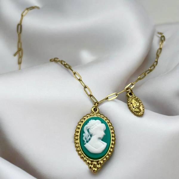 &Alpha;&tau;&sigma;ά&lambda;&iota;&nu;&omicron; &Kappa;&omicron;&lambda;&iota;έ Cameo Vintage Style &pi;&rho;ά&sigma;&iota;&nu;&omicron;/&alpha;&sigma;&pi;&rho;&omicron;/&chi;&rho;&upsilon;&sigma;ό-&Kappa;-805