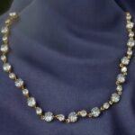 Brilliant Shine – Ατσάλινο Κολιέ με Κρύσταλλα Ζιργκόν,Χρυσό