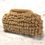 Χειροποίητη Πλεκτή Τσάντα Puffy 40x22cm Χρώμα Καμηλό-PL-122-262 - Image 2