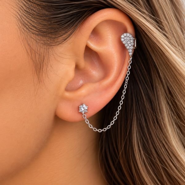 &Sigma;&kappa;&omicron;&upsilon;&lambda;&alpha;&rho;ί&kappa;&iota; &Alpha;&tau;&sigma;ά&lambda;&iota;&nu;&omicron;,Ear Cuff & &Zeta;&iota;&rho;&gamma;&kappa;ό&nu;,&Alpha;&sigma;&eta;&mu;ί-SK-
