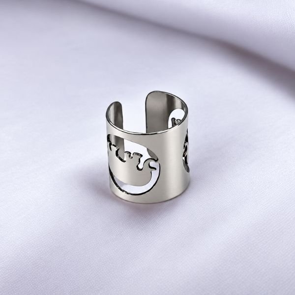 Ατσάλινο Σκουλαρίκι Ear Cuff, Ασημί – Χωρίς Τρύπα-X-